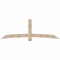 Ekena Millwork Bellingham Smooth Timber Gable Bracket, Douglas Fir, 96"W x 32"H x 1 1/2"D x 5 1/2"F, 8/12 Pitch GBW096X32X0206BEL00SDF - alternate 1
